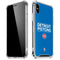 NBA Detroit Pistons Standard - Blue iPhone XS Max Clear Case
